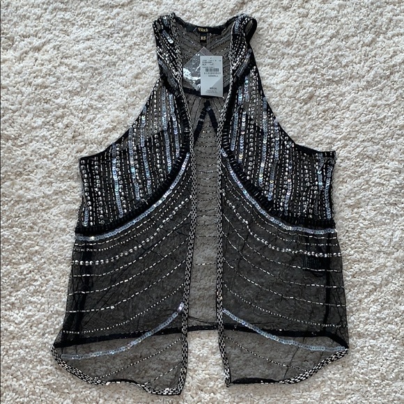 Beautiful beaded vest - Picture 1 of 4